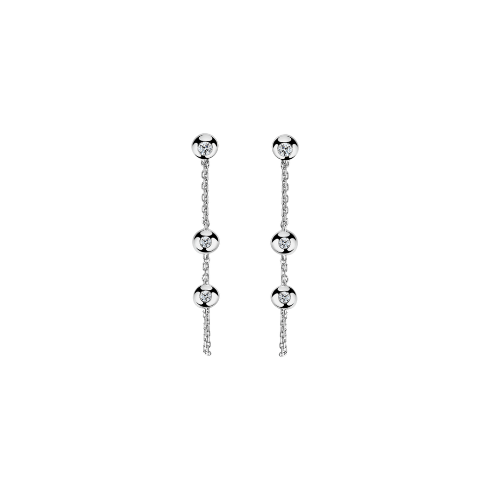 Diamond earrings Magical Waterfall