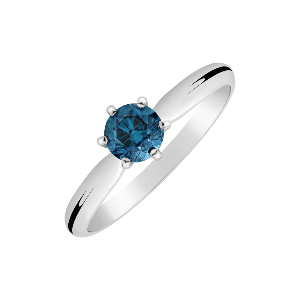 Ring with blue diamonds Eternal Joy