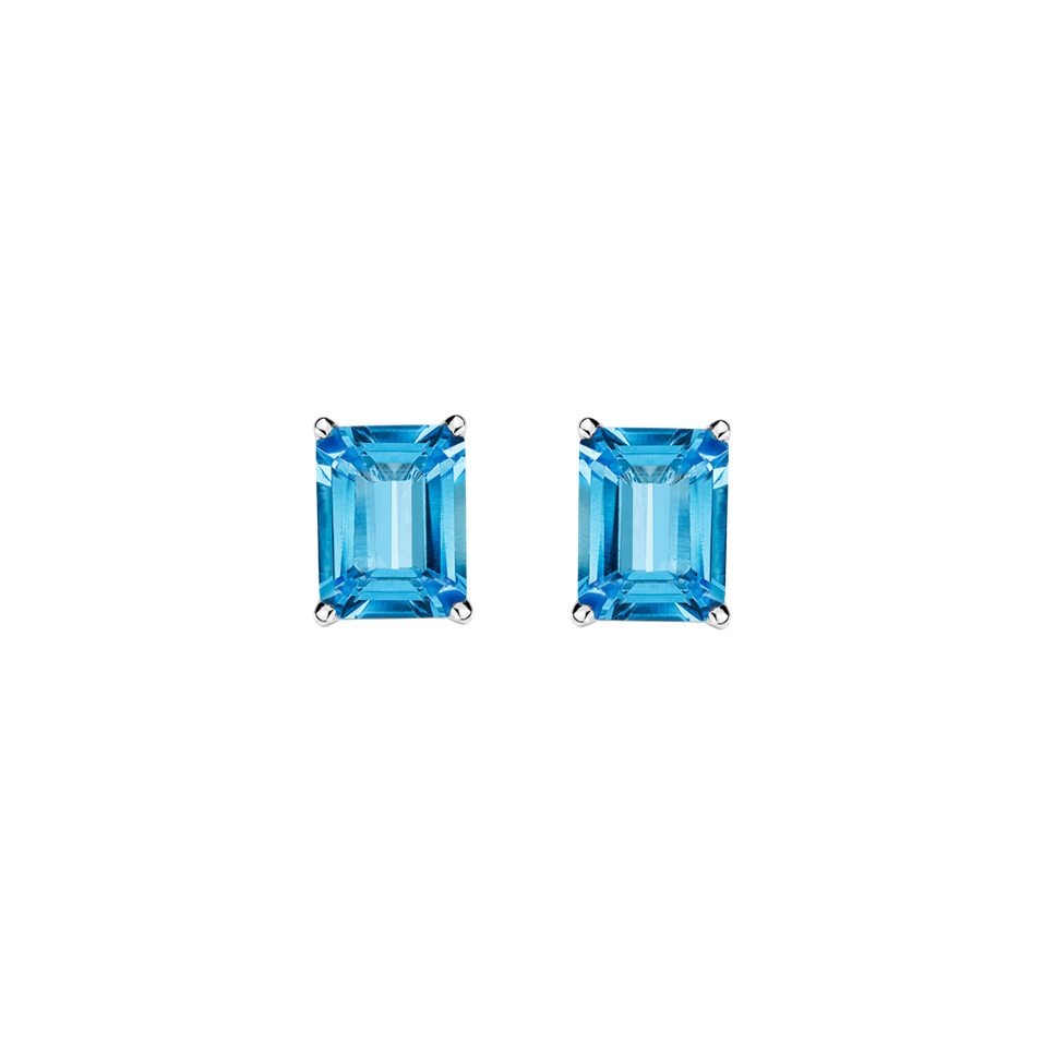 Earrings with Topaz Thostra