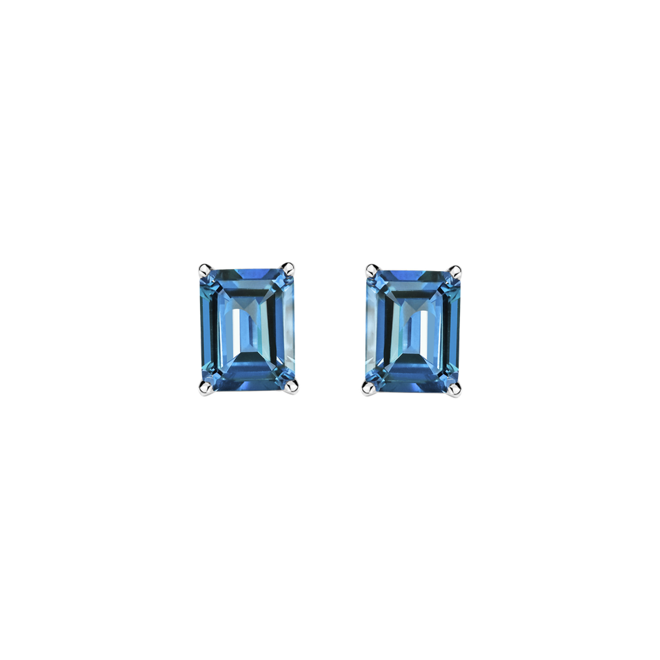 Earrings with Topaz Thostra