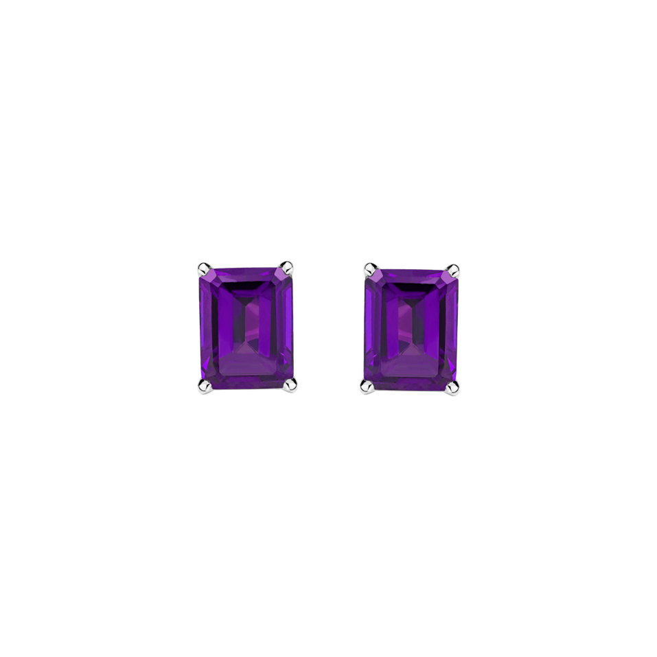 Earrings with Amethyst Thostra