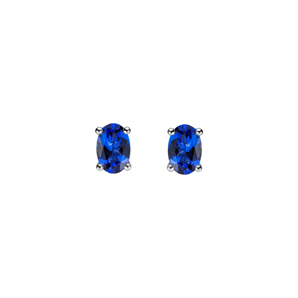 Earrings with Tanzanite Mystic Abyss