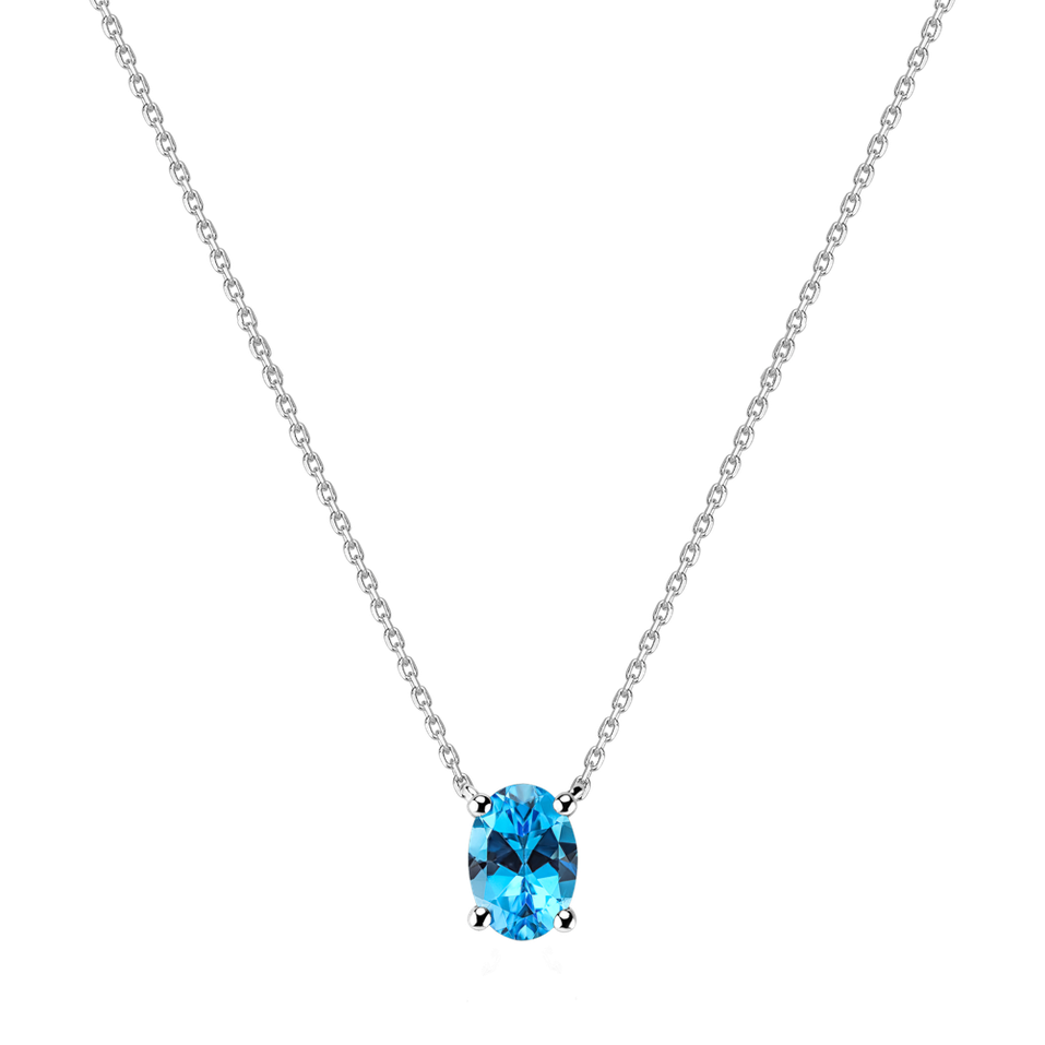 Necklace with Topaz Mystic Abyss