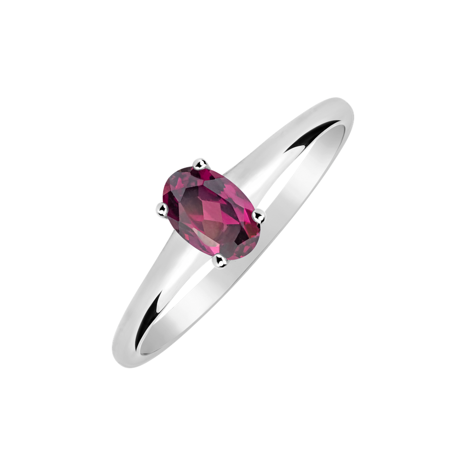 Ring with Rhodolite Mystic Abyss