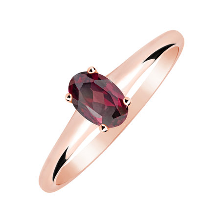 Ring with Rhodolite Mystic Light