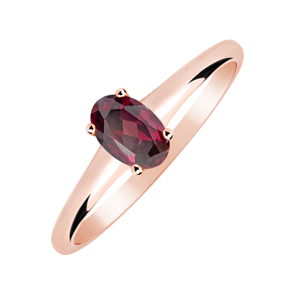 Ring with Rhodolite Mystic Light