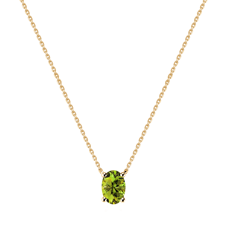 Necklace with Peridot Mystic Depth