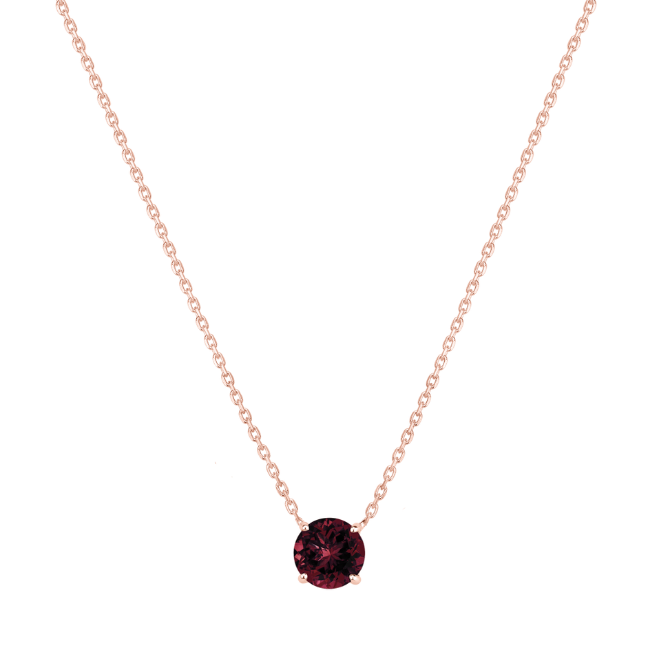 Necklace with Rhodolite Thalassali