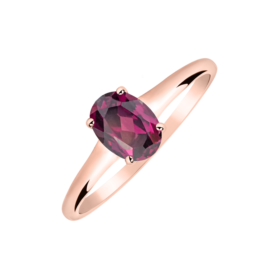 Ring with Rhodolite Mystic Abyss