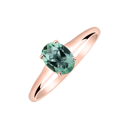 Ring with Tourmaline Mystic Abyss