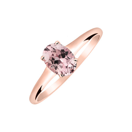 Ring with Morganite Mystic Abyss