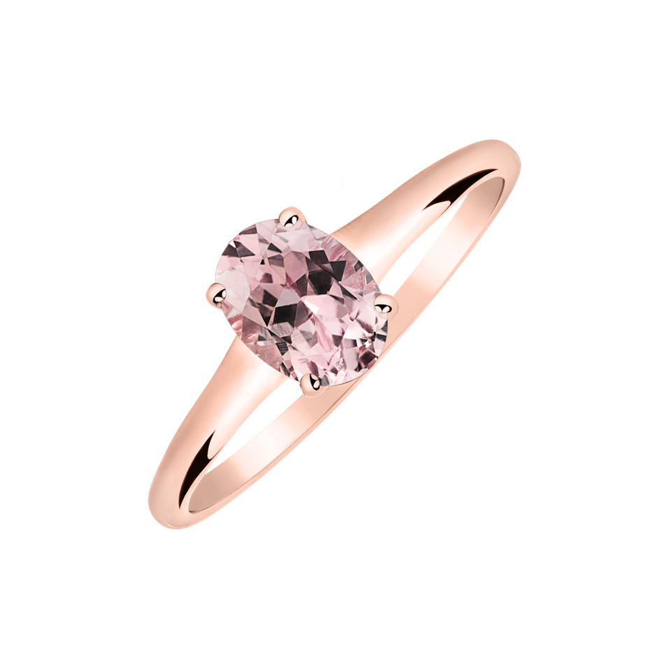 Ring with Morganite Mystic Abyss