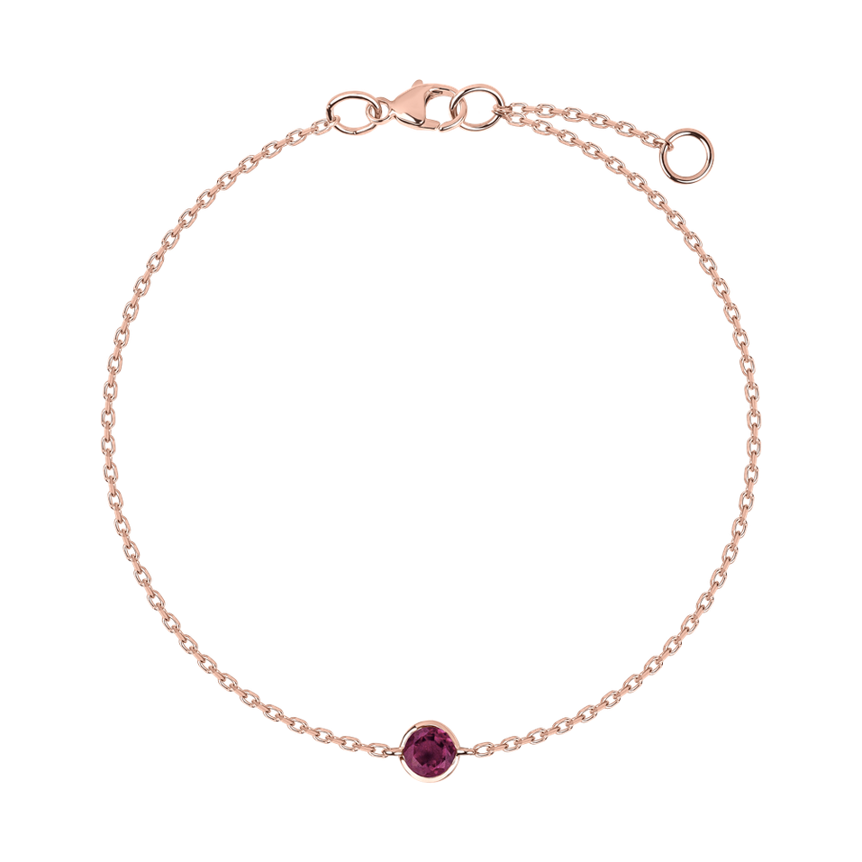 Bracelet with Rhodolite Roggeveen