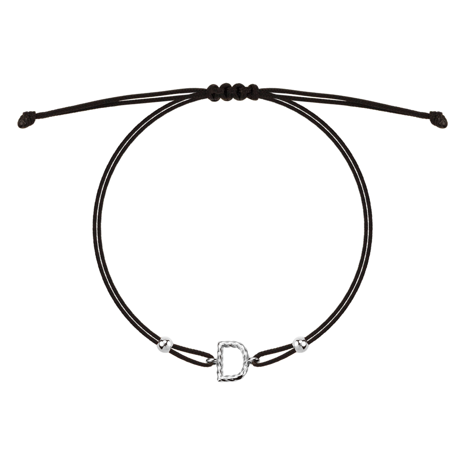 Bracelet Spiral Alphabeth D