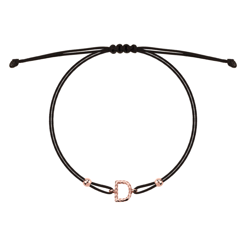 Bracelet Spiral Alphabeth D