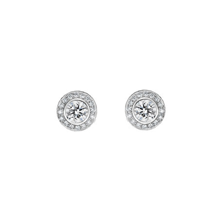 Diamond earrings Snowy Claire