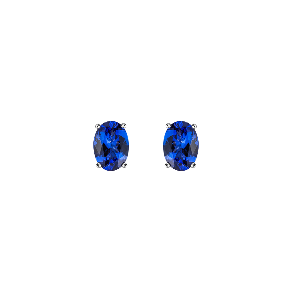 Earrings with Tanzanite Mystic Abyss