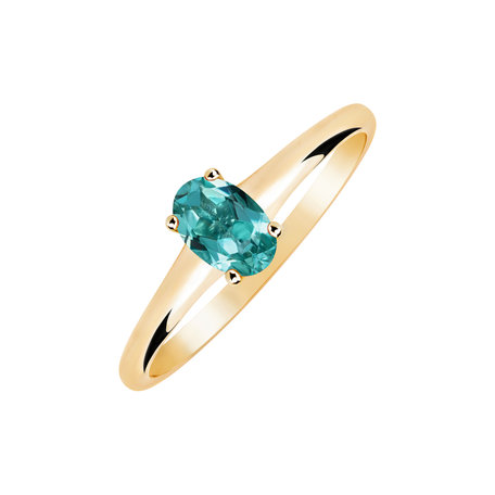 Ring with Apatite Mystic Abyss