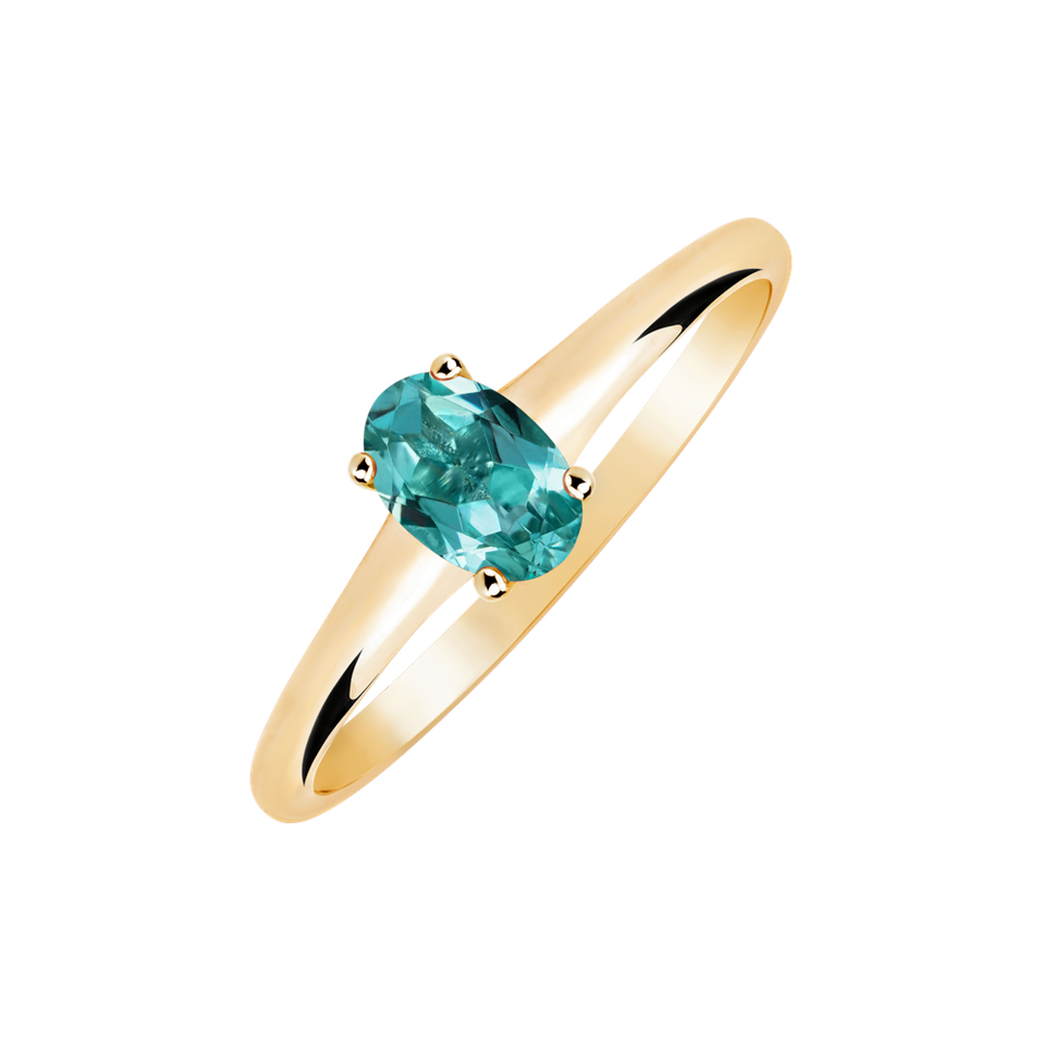 Ring with Apatite Mystic Abyss