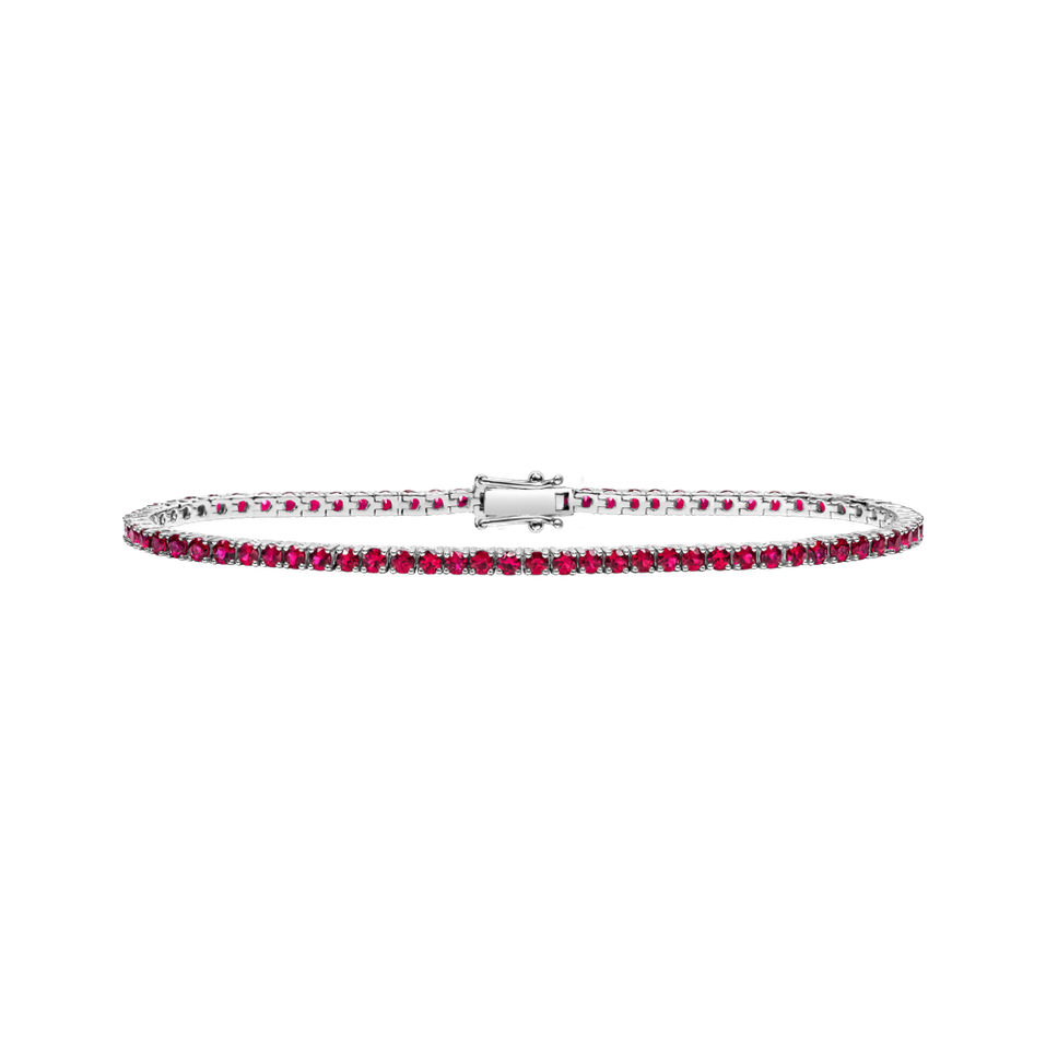 Bracelet with Ruby Infinite Glow