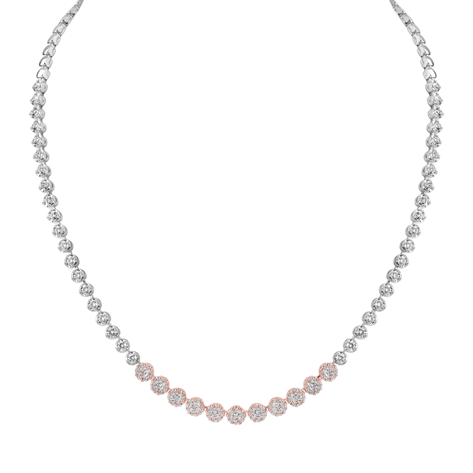 Diamond necklace Luminous Circle