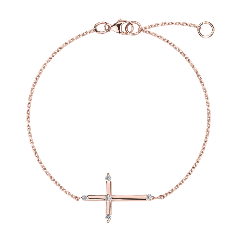 Diamond bracelet Holy Cross