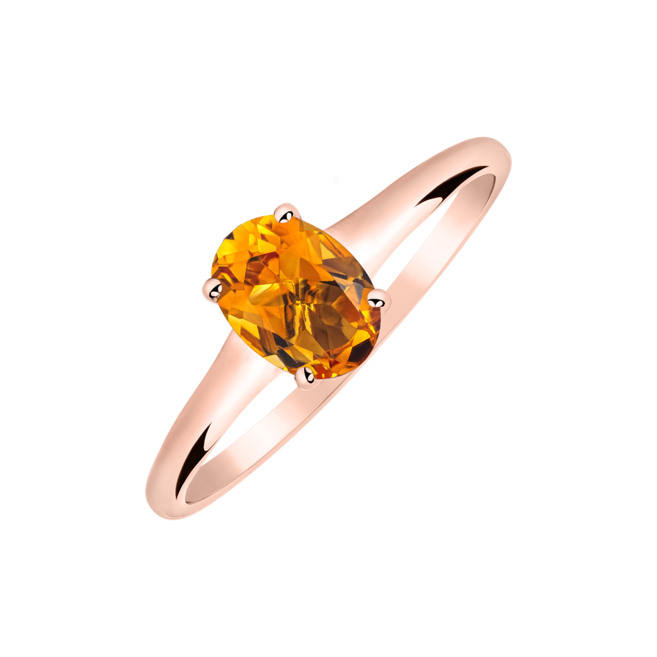 Ring with Citrine Mystic Abyss