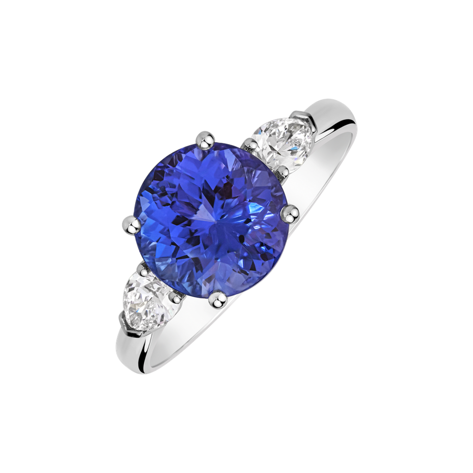 Diamond ring with Tanzanite Royal Oasis