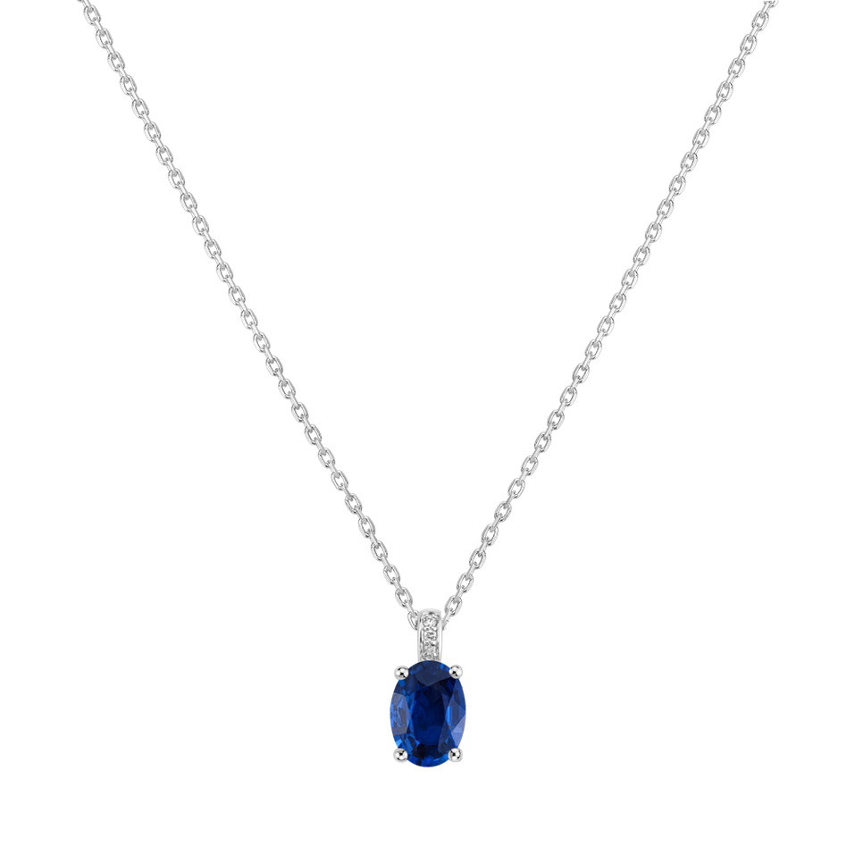 Diamond necklace with Sapphire Euphemia