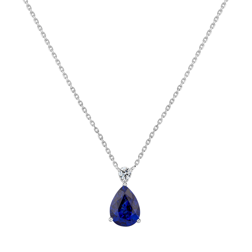 Diamond necklace with Sapphire Galatea