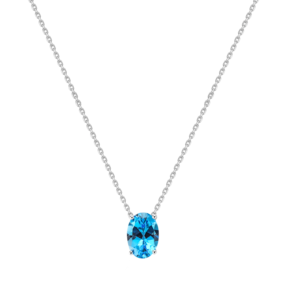 Necklace with Topaz Mystic Abyss