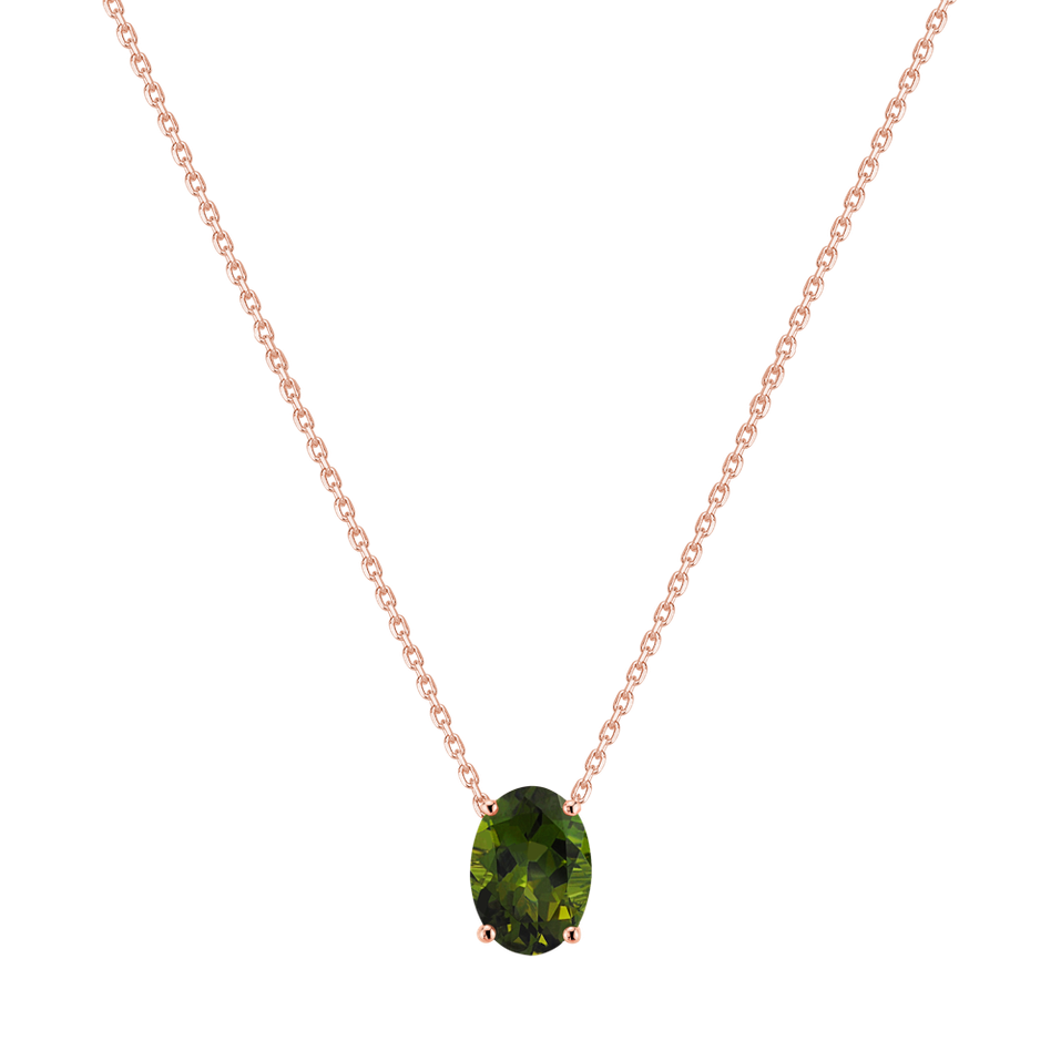 Necklace with Tourmaline Mystic Abyss