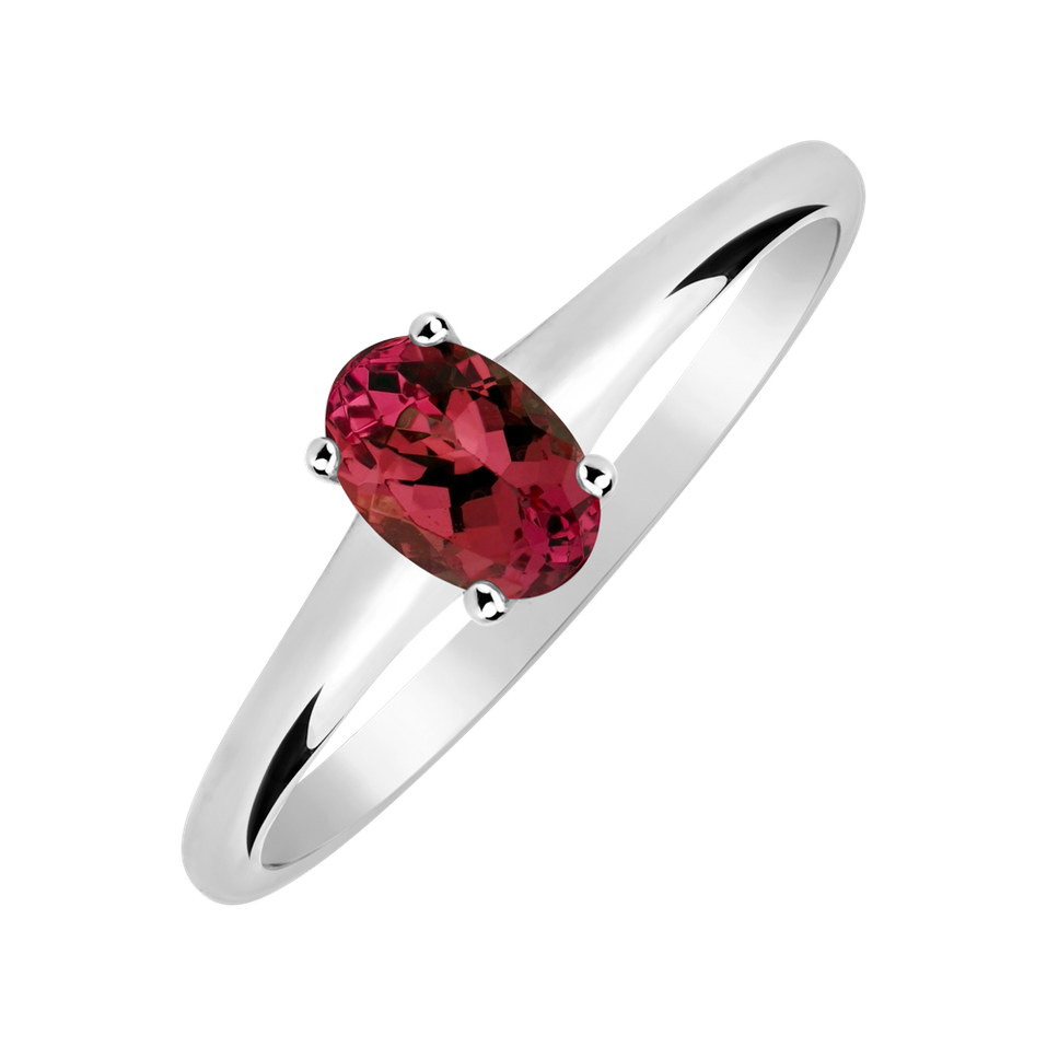 Ring with Ruby Mystic Light