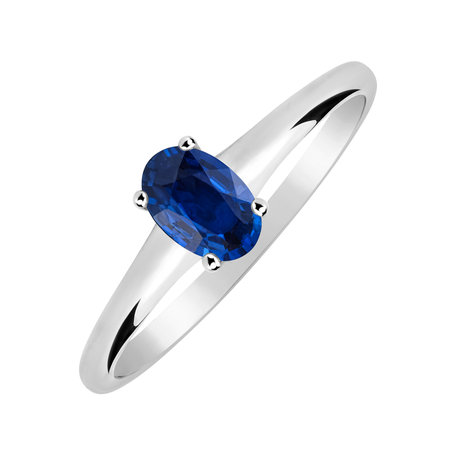 Ring with Sapphire Mystic Light