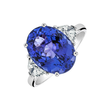 Diamond ring with Tanzanite Terry