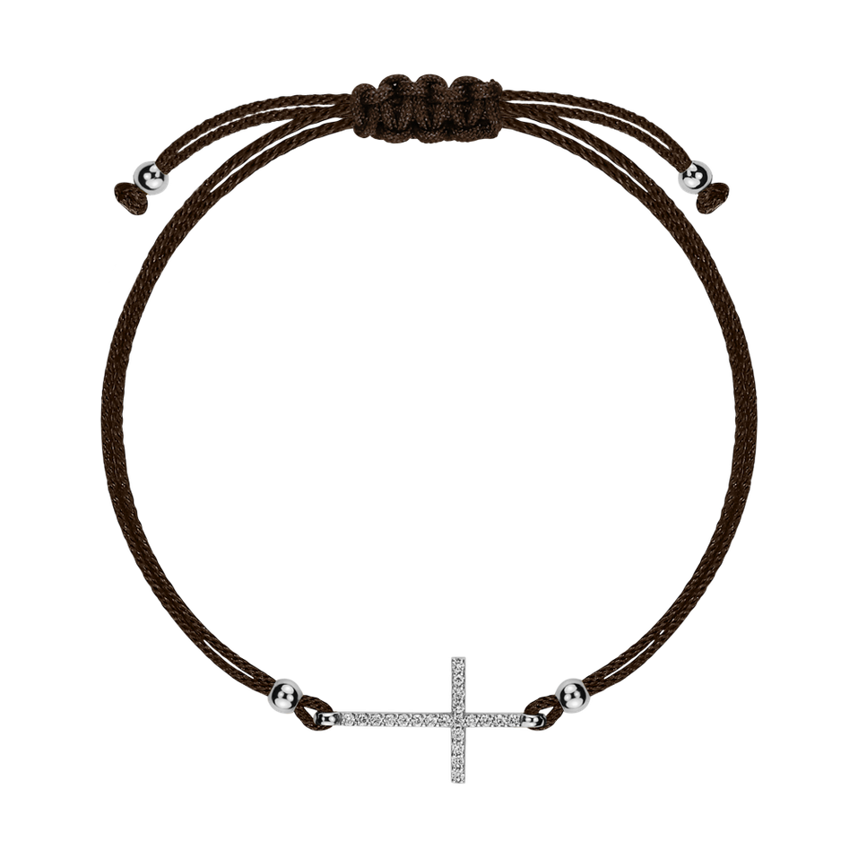 Diamond bracelet Forever Cross