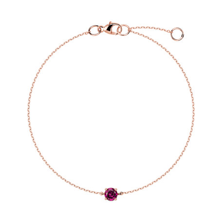 Bracelet with Rhodolite Roneme