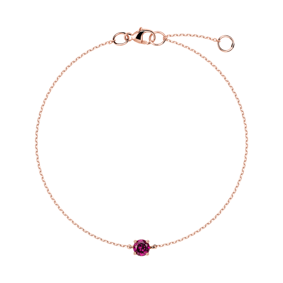 Bracelet with Rhodolite Roneme