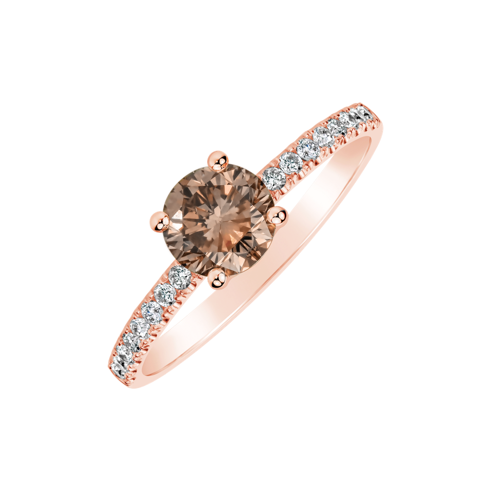 Diamond ring Bronze Radiance