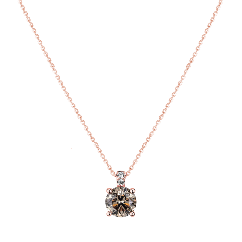 Diamond necklace Bronze Radiance