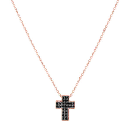 Diamond necklace Divine Cross