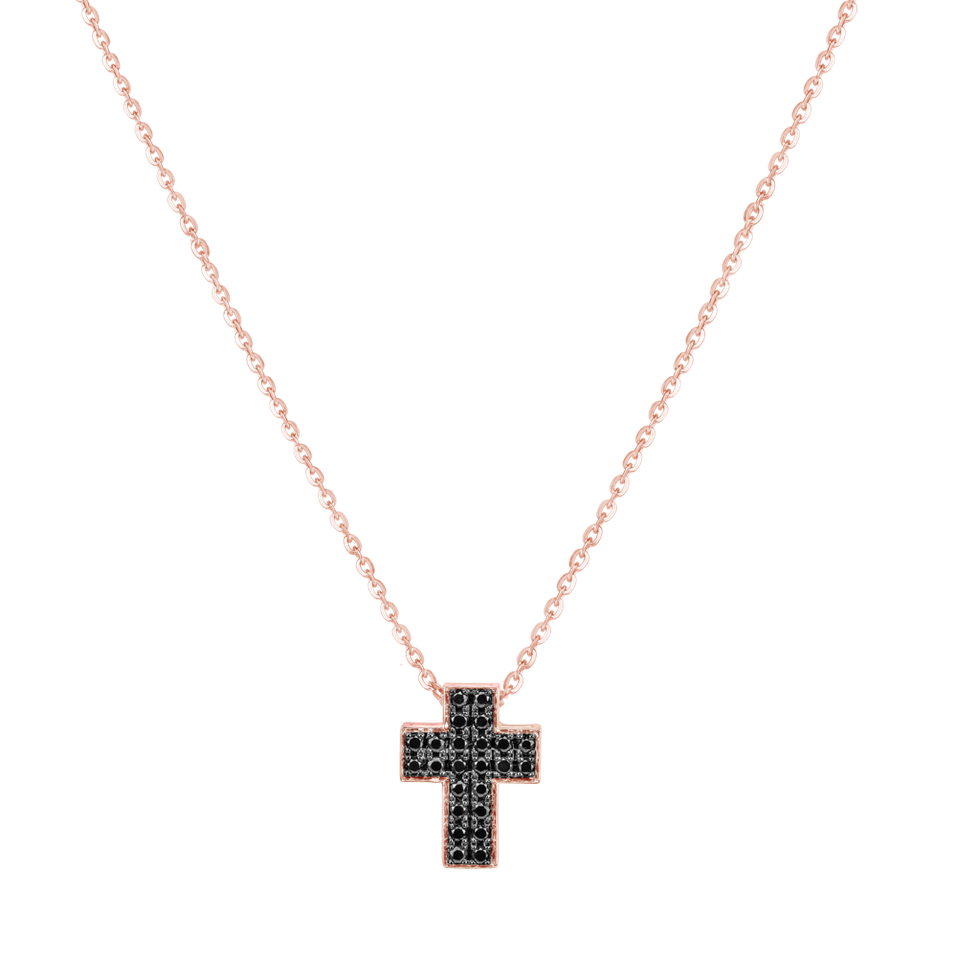 Diamond necklace Divine Cross