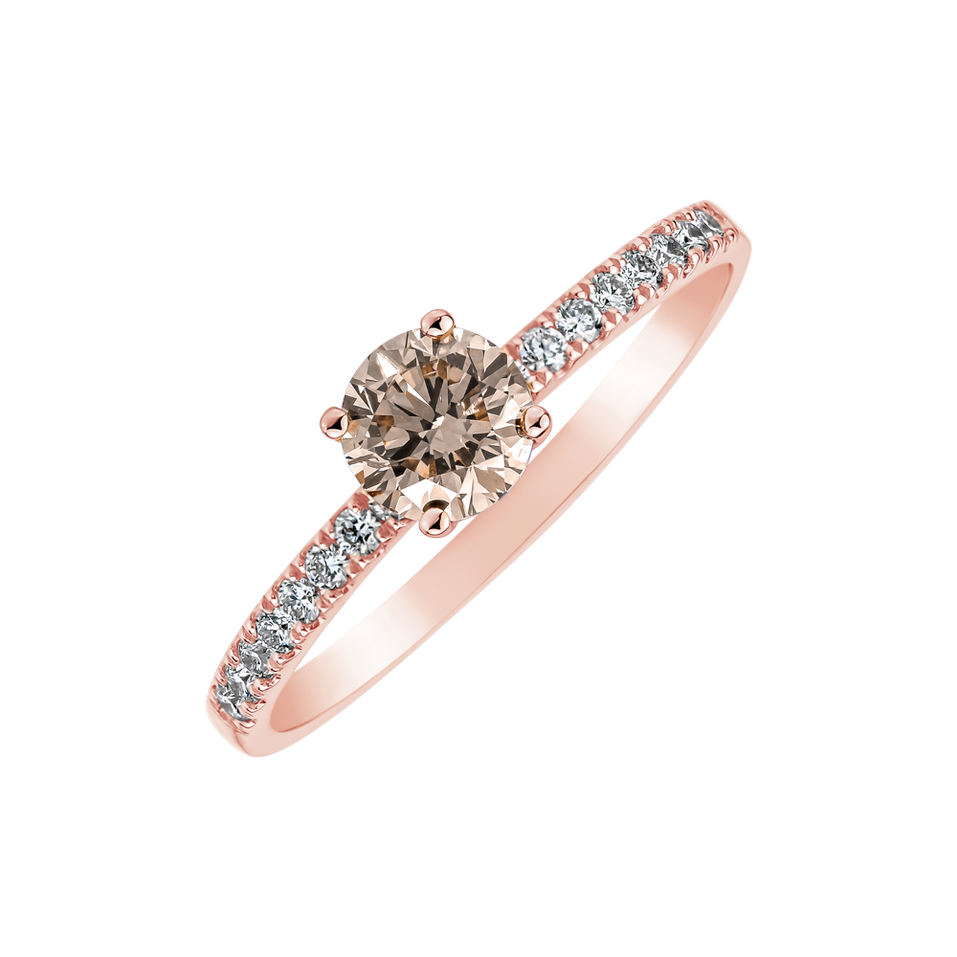 Diamond ring Bronze Radiance