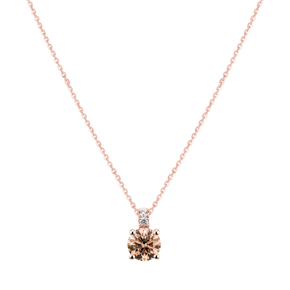 Diamond necklace Bronze Radiance