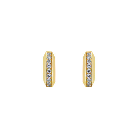 Diamond earrings The Edge Circles