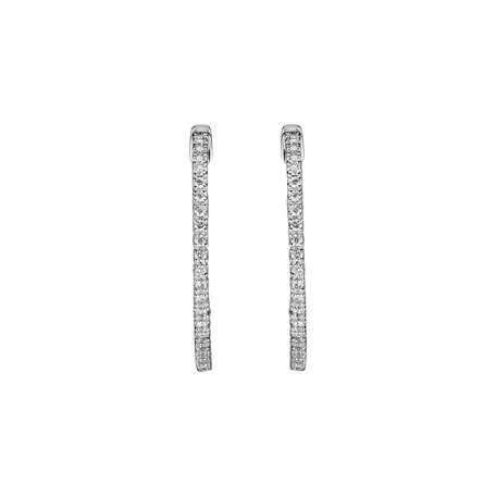 Diamond earrings Tenderness Circle