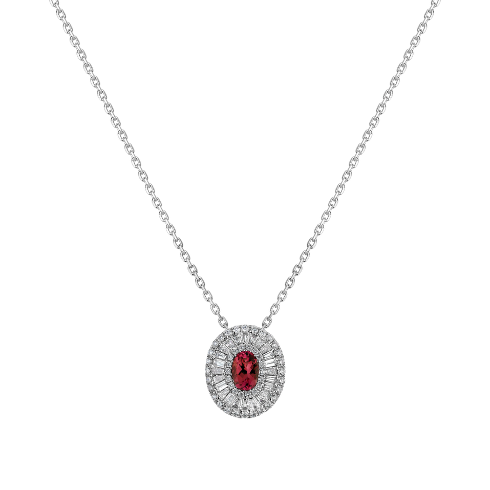 Diamond pendant with Ruby Lindholm