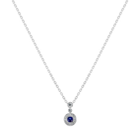 Diamond pendant with Sapphire Fairbreeze