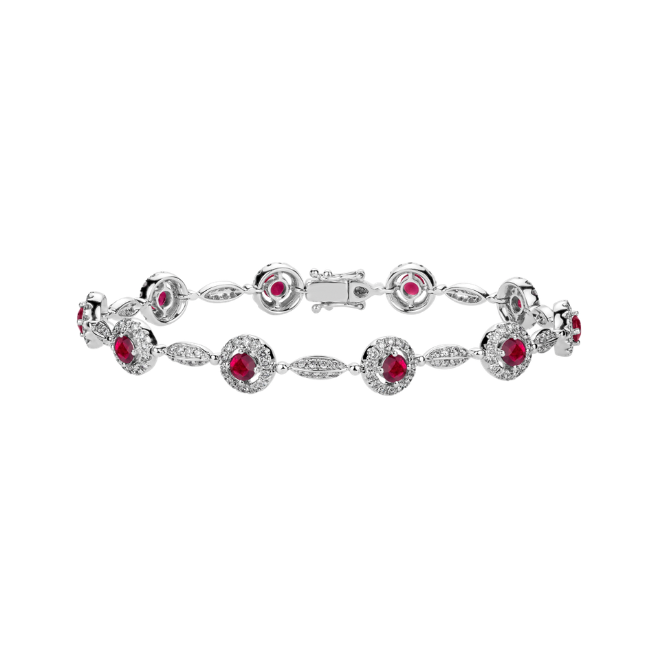 Diamond bracelet with Ruby Sandrre