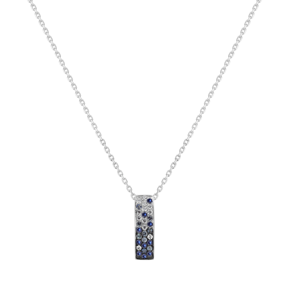 Diamond pendant with Sapphire Sheherazade